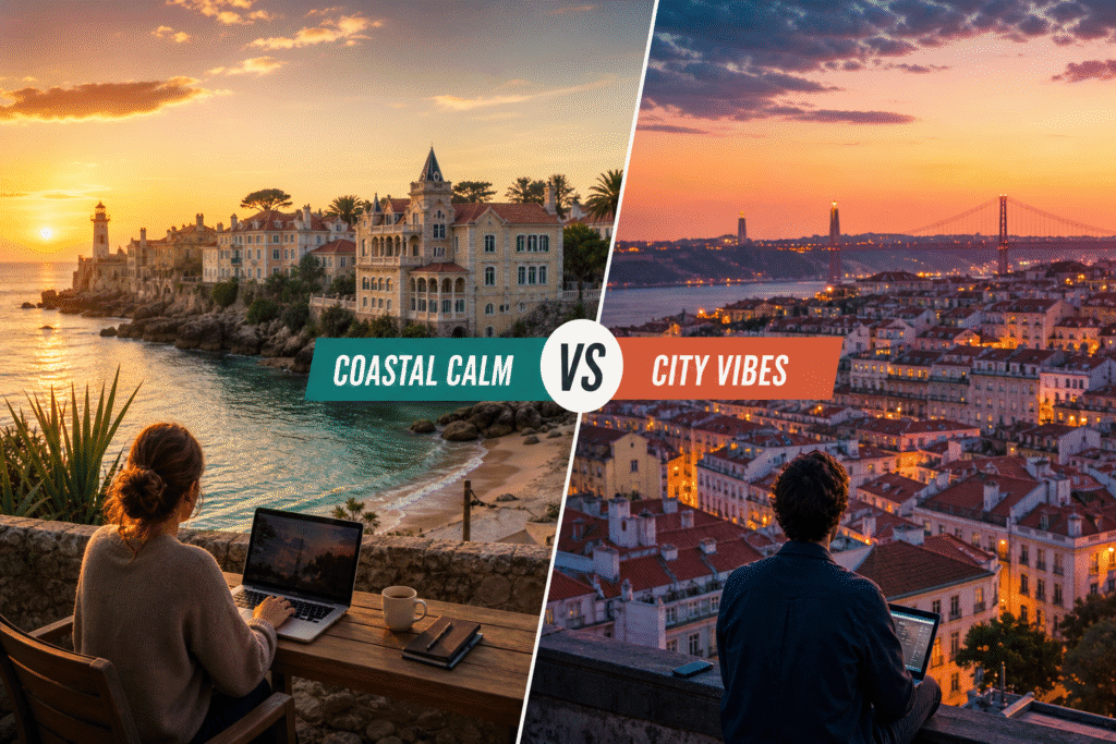 cascais vs lisbonbase for remote work